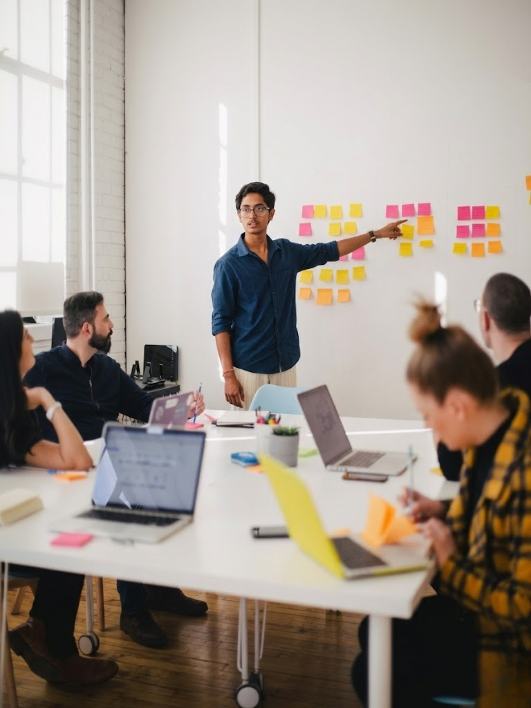 MBA graduates working on practical management execution